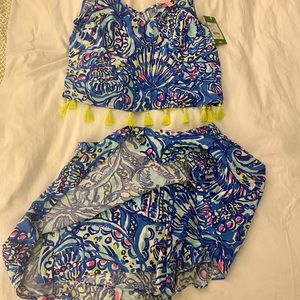 Lilly Pulitzer - skort & top, new with tags!